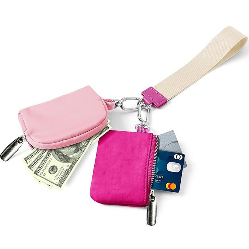 Wholesale Macaron Color Fresh Sweet Miko Coin Keychain